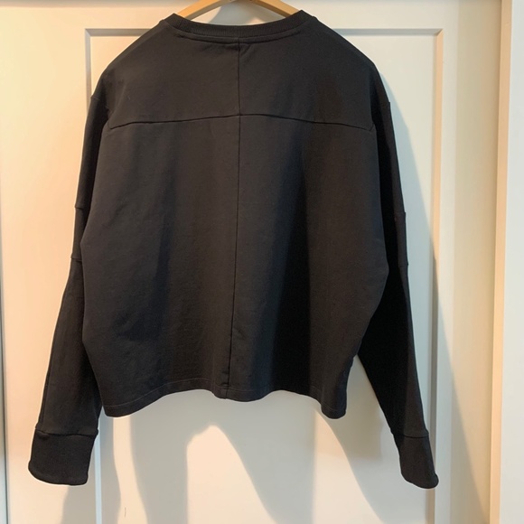 Gymshark Ori Sweater Black Cropped Sweatshirt S - Picture 12 of 15